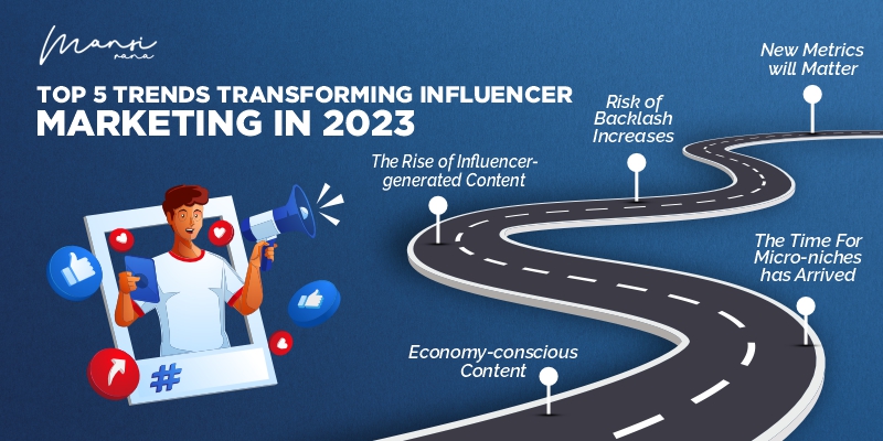 Top 5 trends transforming influencer marketing 2023