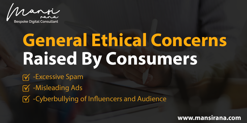 General ethical concerns raised by consumers