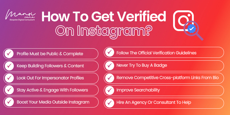 How To Get Verified on Instagram? 10 Easy Steps - Mansi Rana