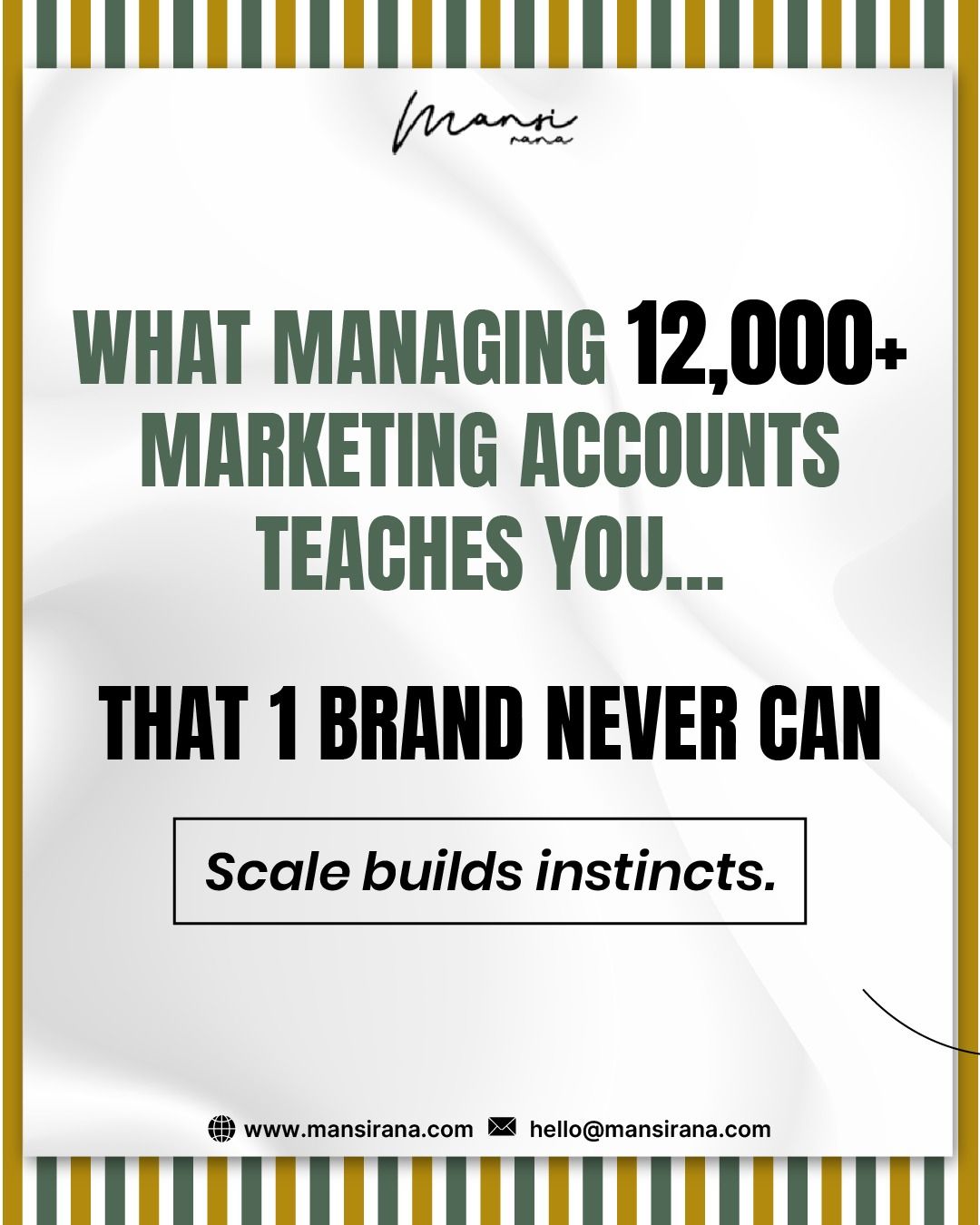 What Managing 12000+ Digital Marketing Accounts Teaches You That 1 Brand Never Can